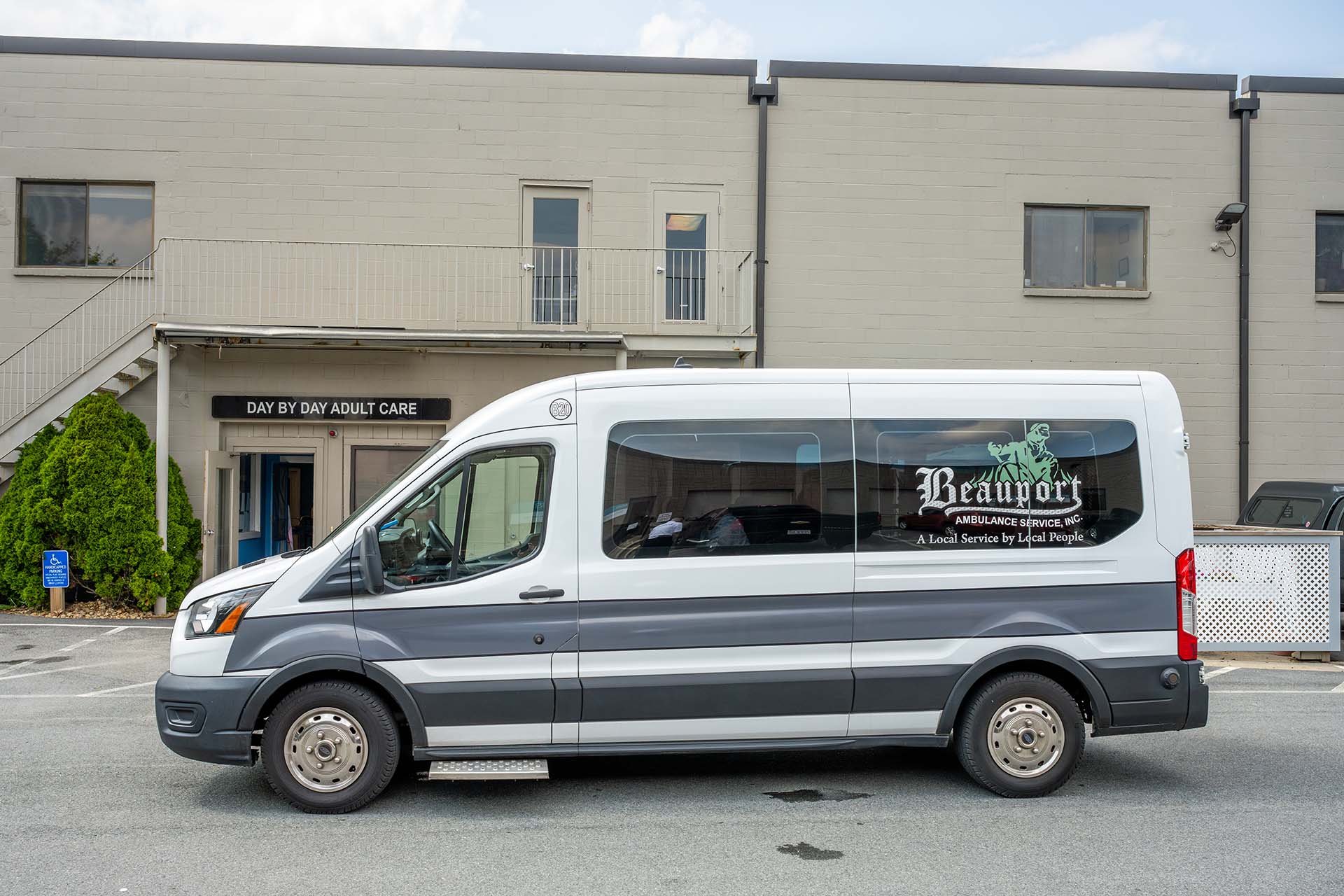 Blue Beauport Ambulance.